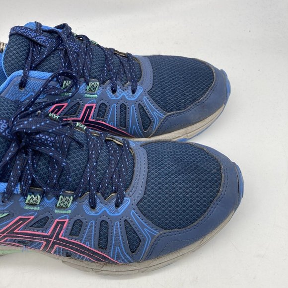 Asics Gel Venture 7 Womens Hiking Trail Shoes Blue Size 8.5 EU 40 1012A476 - Picture 6 of 9